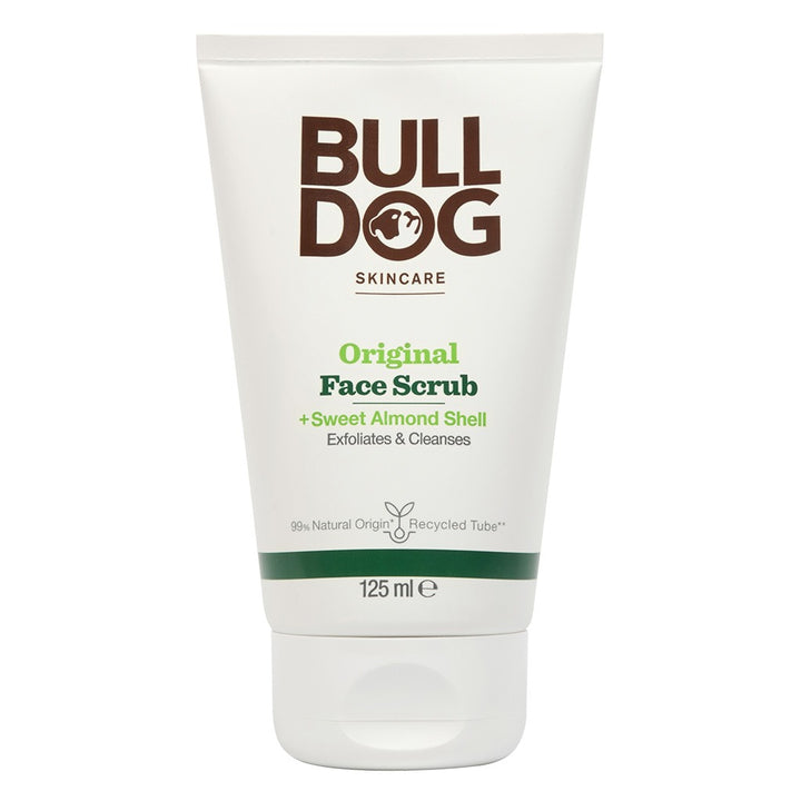 Bulldog Skincare Original Face Scrub For Men With Sweet Almond Shell 125ml - Easy Pharmacy LLC
