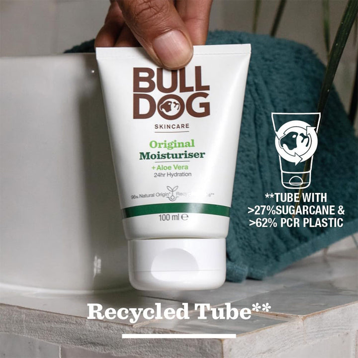 Bulldog Skincare Original Moisturizer For Men With Aloe Vera 100ml - Easy Pharmacy LLC