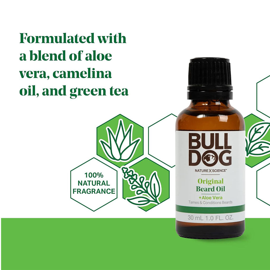 Bulldog Skincare Original Beard Oil With Aloe Vera 30ml - Easy Pharmacy LLC
