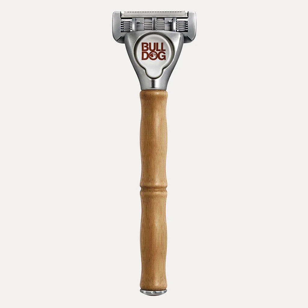 Bulldog Skincare Original Bamboo Razor + 2 Blade Cartridges, Pack of 3 Pieces - Easy Pharmacy LLC
