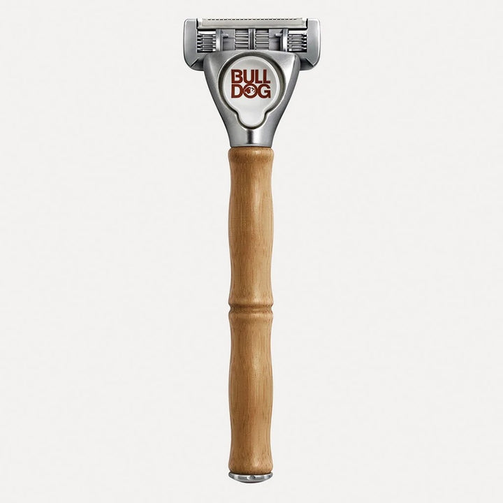 Bulldog Skincare Original Bamboo Razor + 2 Blade Cartridges, Pack of 3 Pieces - Easy Pharmacy LLC
