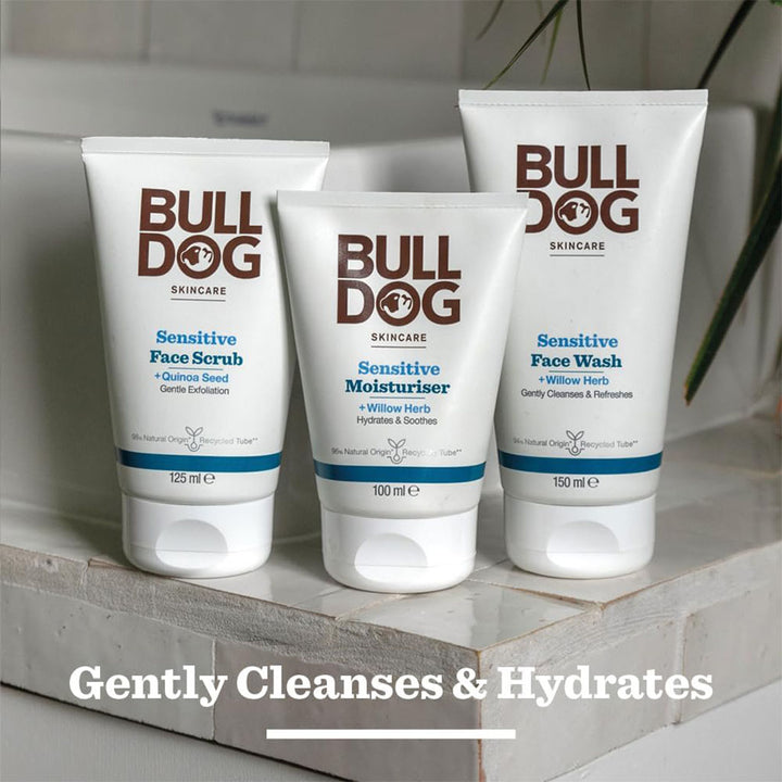 Bulldog Skincare Sensitive Face Wash For Men With Willow Herb 150ml - Easy Pharmacy LLC