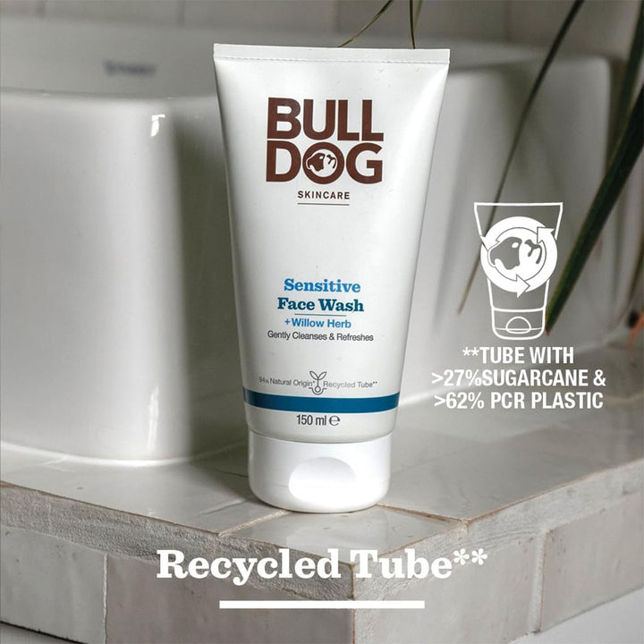 Bulldog Skincare Sensitive Face Wash For Men With Willow Herb 150ml - Easy Pharmacy LLC
