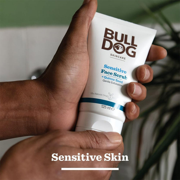 Bulldog Skincare Sensitive Face Scrub For Men With Willow Herb 125ml - Easy Pharmacy LLC