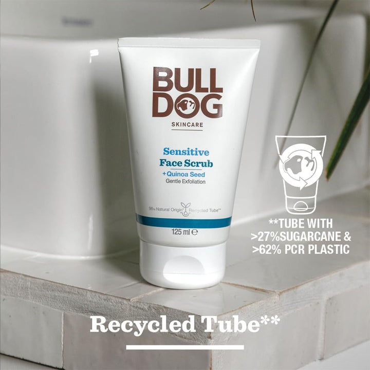 Bulldog Skincare Sensitive Face Scrub For Men With Willow Herb 125ml - Easy Pharmacy LLC