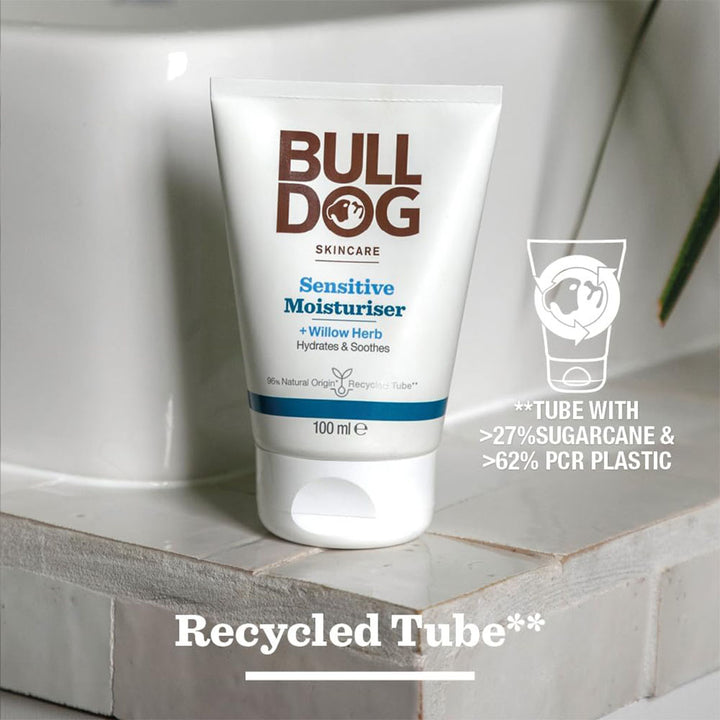 Bulldog Skincare Sensitive Moisturizer For Men With Willow Herb 100ml - Easy Pharmacy LLC