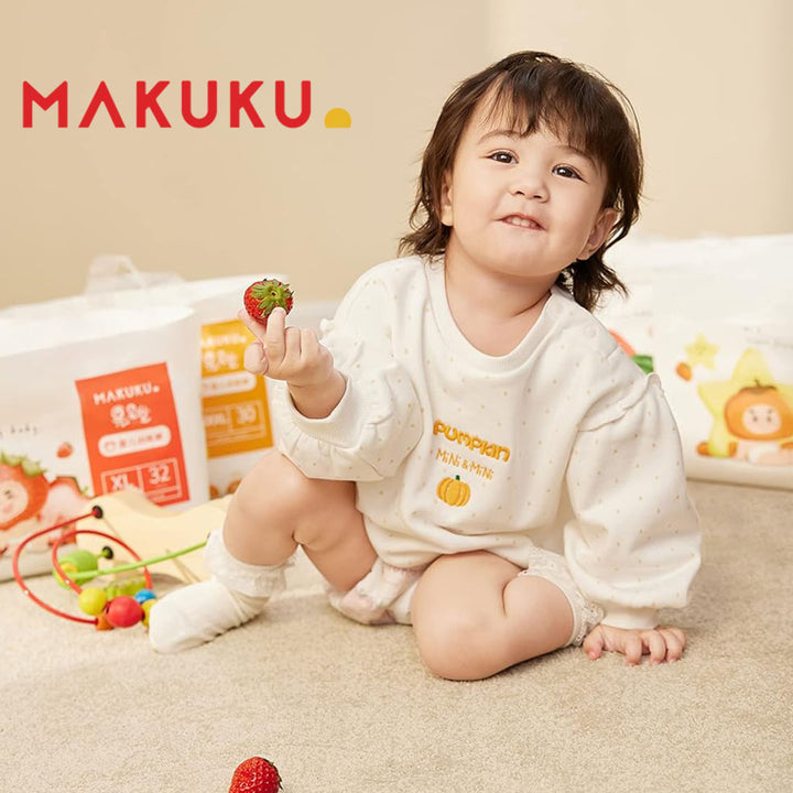 Makuku Slim Tape Air Diapers, Size 2, Small For 4-8Kg Baby, Pack of 38's - Easy Pharmacy LLC