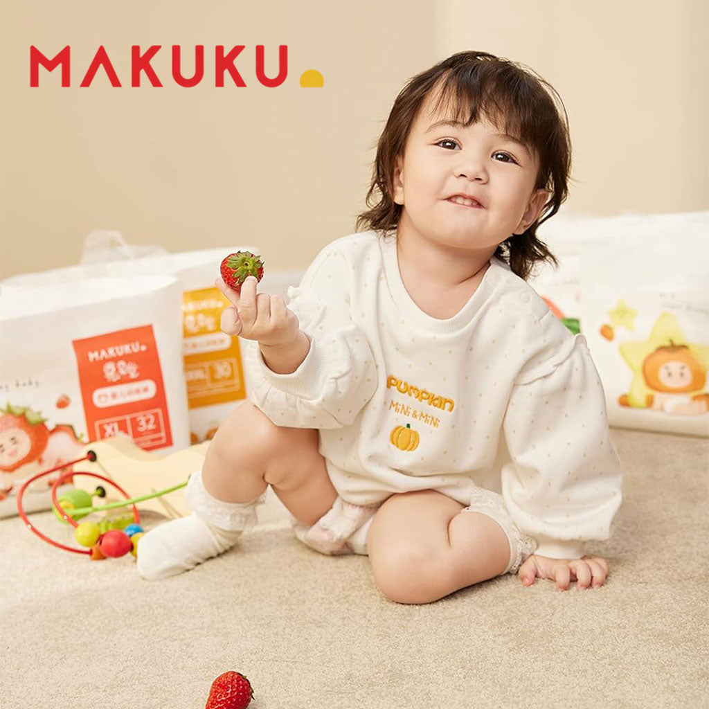 Makuku Slim Tape Air Diapers, Size 5, X-Large For 12-17Kg Baby, Pack of 32's - Easy Pharmacy LLC