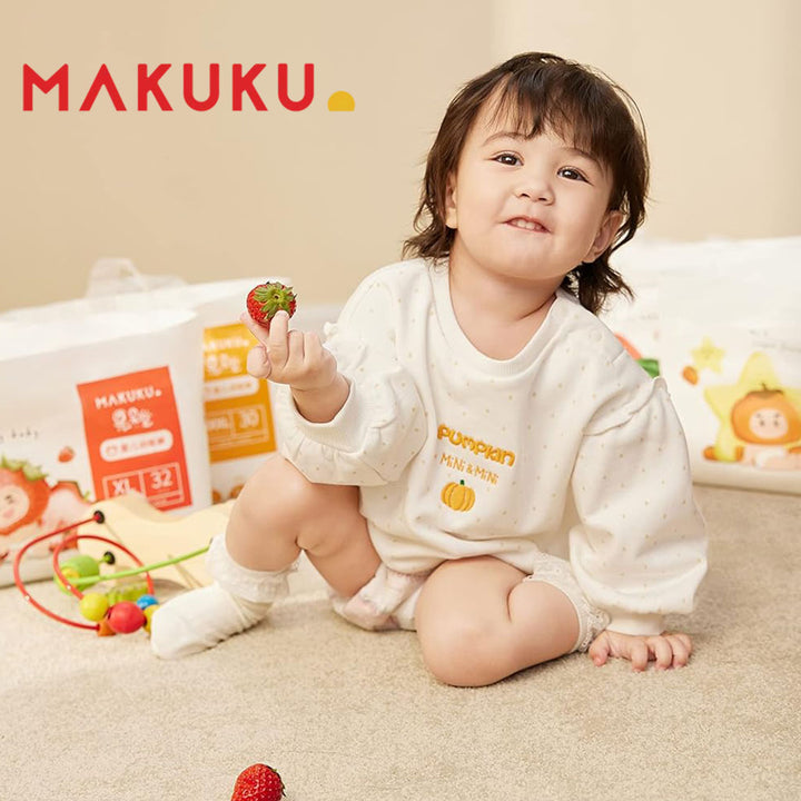Makuku Slim Tape Air Diapers, Size 4, Large For 9-14Kg Baby, Pack of 204's - Easy Pharmacy LLC