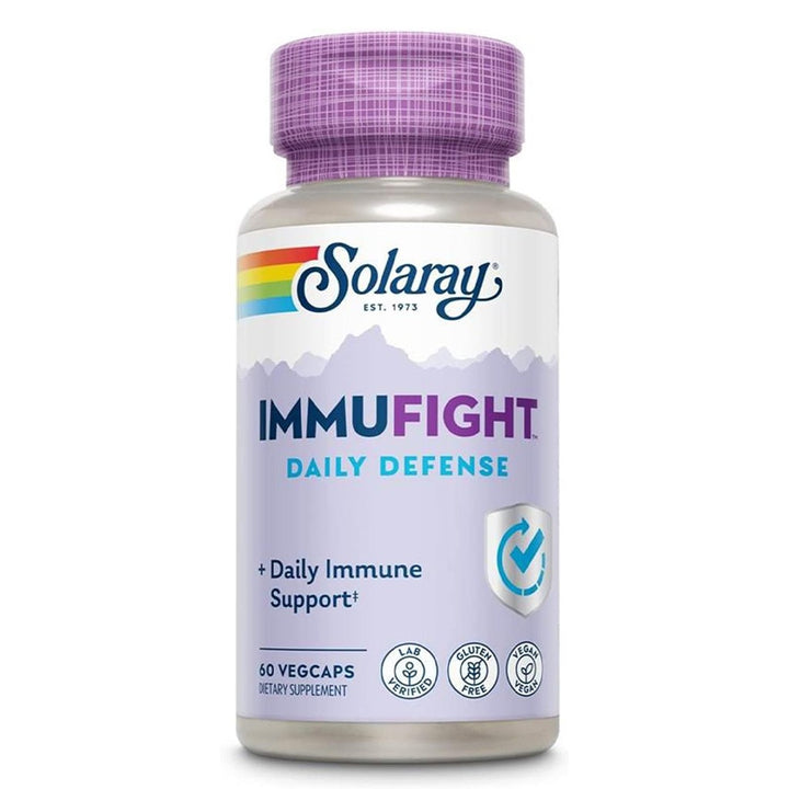 Solaray Immufight Daily Defense Vegetarian Capsules For Immunity Support, Pack of 60's - Easy Pharmacy LLC