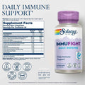 Solaray Immufight Daily Defense Vegetarian Capsules Immunity Support 60 Count