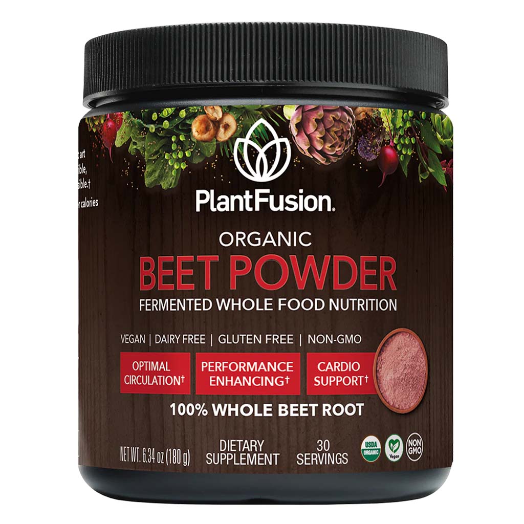 PlantFusion Organic Beet Powder Fermented Superfood Powder Blend 180g - Easy Pharmacy LLC