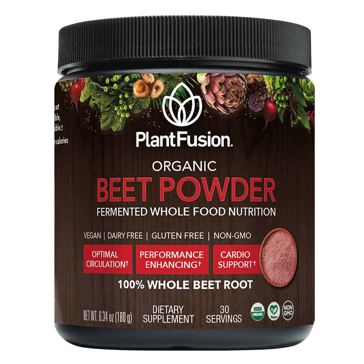 PlantFusion Organic Beet Powder Fermented Superfood Powder Blend 180g - Easy Pharmacy LLC