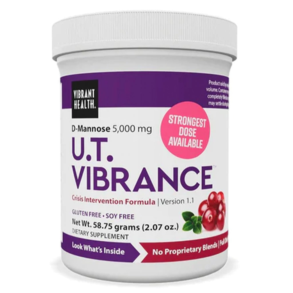 Vibrant Health U.T. Vibrance Powder with D-Mannose for Urinary Health, 58.75g - Easy Pharmacy LLC