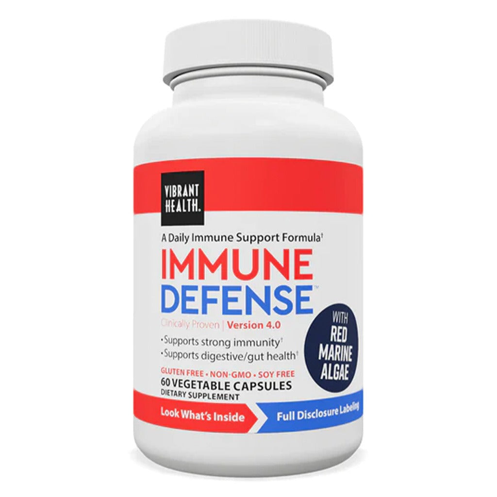 Vibrant Health Immune Defense Capsules with Red Marine Algae, Pack of 60's - Easy Pharmacy LLC