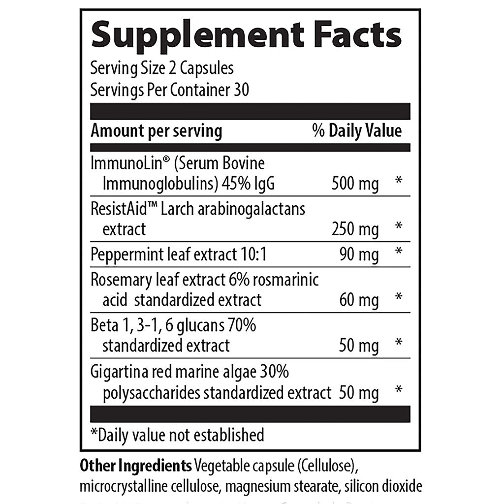 Vibrant Health Immune Defense Capsules with Red Marine Algae, Pack of 60's - Easy Pharmacy LLC