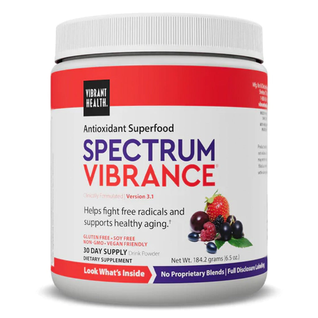 Vibrant Health Spectrum Vibrance Antioxidant Superfood Drink Powder 30 Servings - 184.2g - Easy Pharmacy LLC