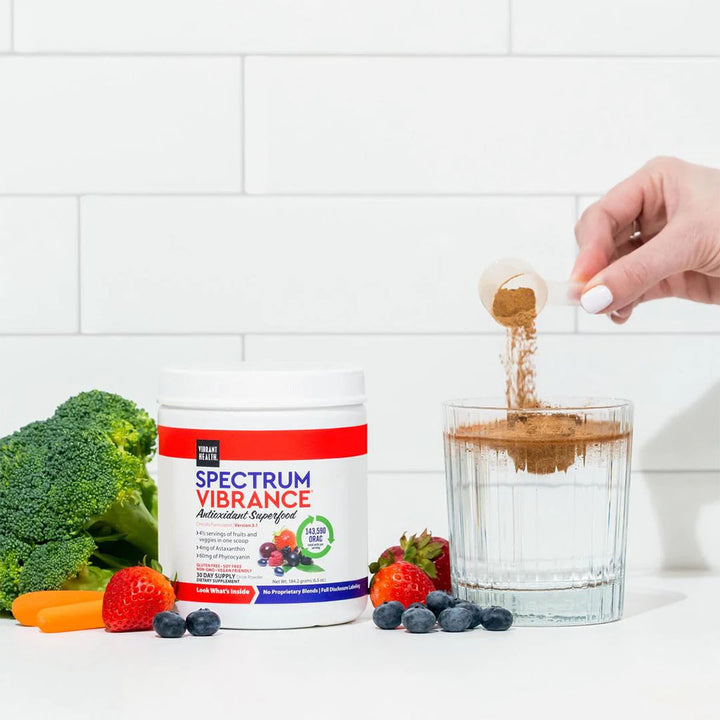 Vibrant Health Spectrum Vibrance Antioxidant Superfood Drink Powder 30 Servings - 184.2g - Easy Pharmacy LLC