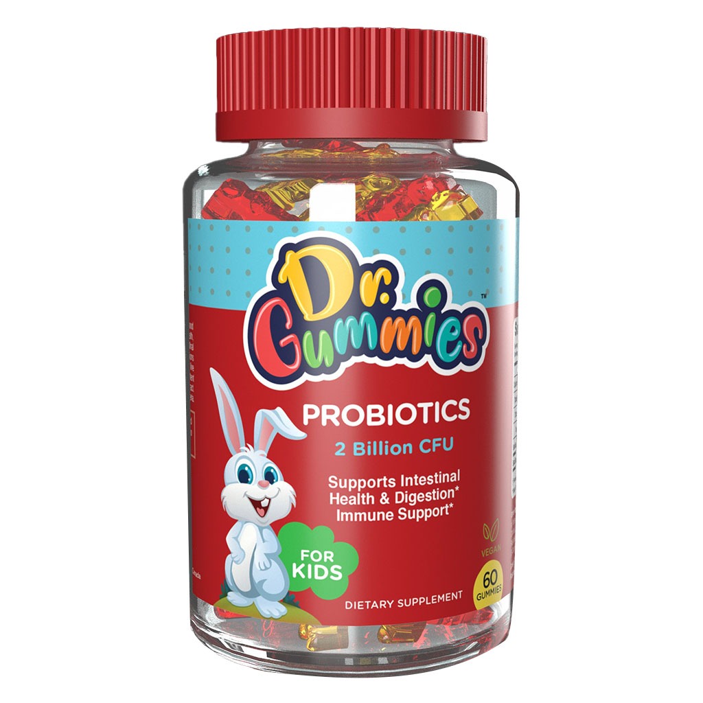 Dr. Gummies Kids Probiotic Gummies With 2 Billion CFU For Digestive Support, Pack of 60’s - Easy Pharmacy LLC