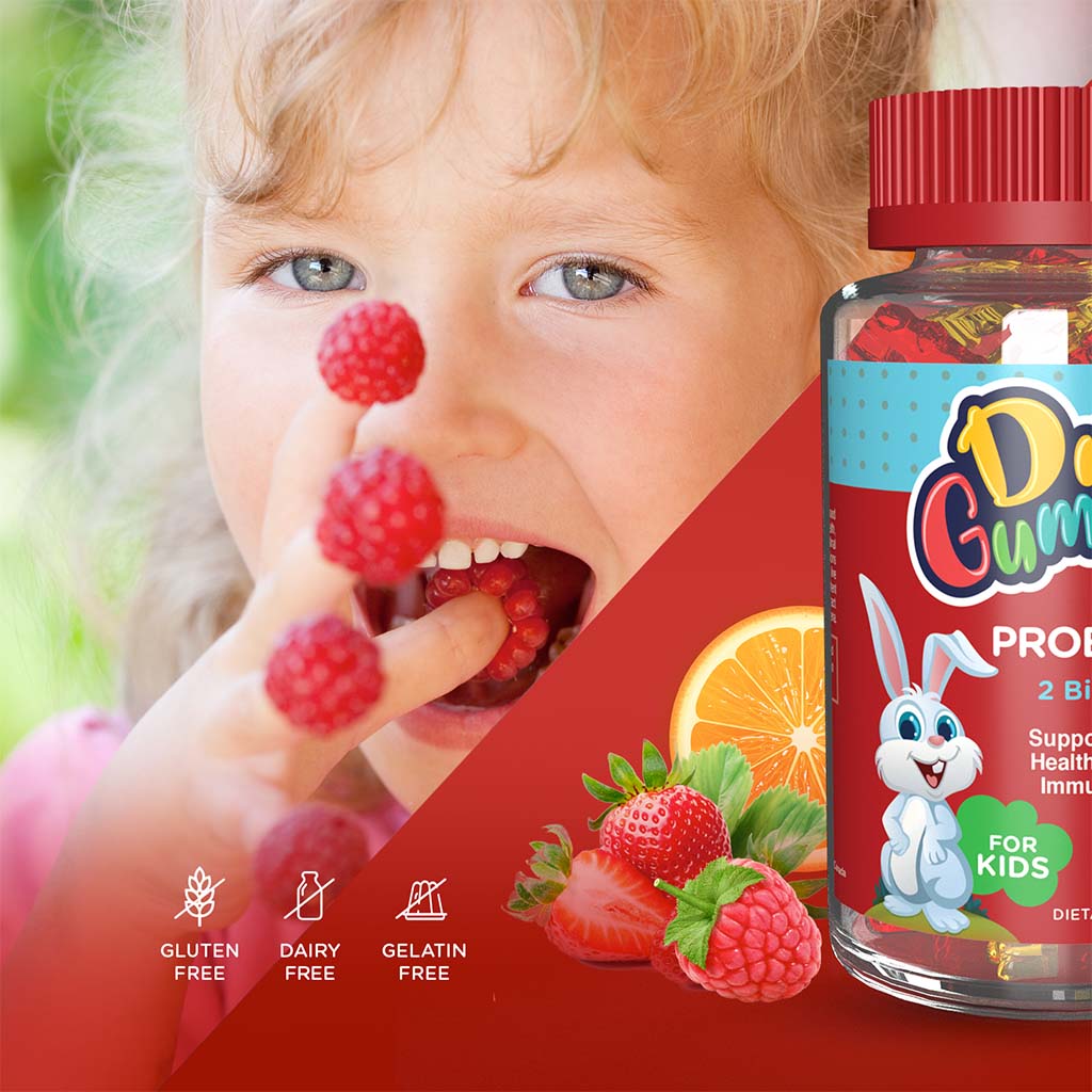 Dr. Gummies Kids Probiotic Gummies With 2 Billion CFU For Digestive Support, Pack of 60’s - Easy Pharmacy LLC