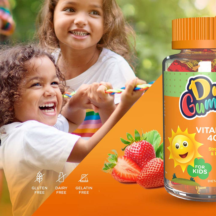 Dr. Gummies Kids Vitamin D3 Gummies 400IU For Strong Bones & Immunity, Pack of 60’s - Easy Pharmacy LLC