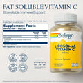 Solaray Liposomal Vitamin C 500mg Vegetarian Capsules Pack of 100
