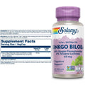 Solaray Ginkgo Biloba Extract 60 Mg Veg Capsules Supports Cognition 60 Veg Caps