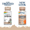 Solaray Cordyceps 10 Percent Cordysepic Acid 1000Mg Veg Capsules Pack Of 60