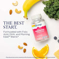 Solaray Prenatal Multivitamin Veg Capsules Once Daily DHA and Iron 90 Count