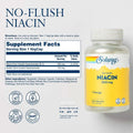 Solaray Niacin No Flush 500 Mg Veg Capsules Energy Support 100 Count