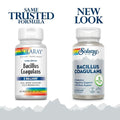 Solaray Bacillus Coagulans 5 Billion CFU Vegetarian Capsules Prebiotics 60 Count