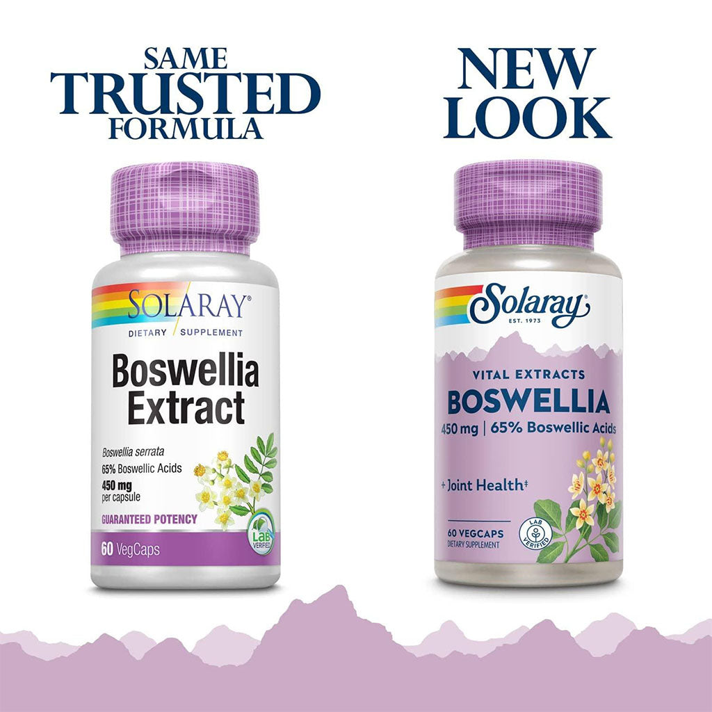 Solaray Boswellia Resin Extract 450mg Vegetarian Capsules For Joint Health, Pack of 60's - Easy Pharmacy LLC