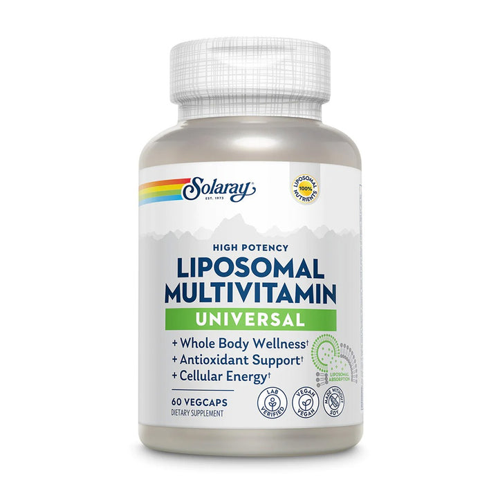 Solaray Universal Liposomal Adult Multivitamin Supplement Capsules, Pack of 60's - Easy Pharmacy LLC