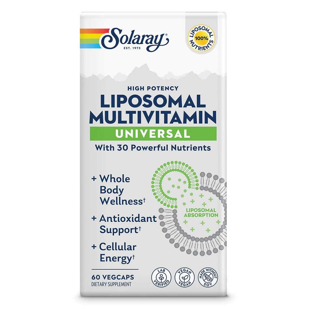 Solaray Universal Liposomal Adult Multivitamin Supplement Capsules, Pack of 60's - Easy Pharmacy LLC