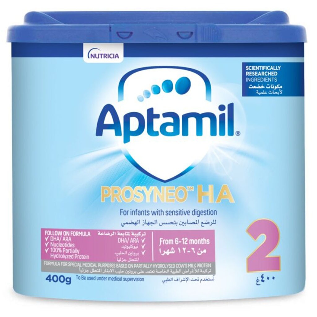 Aptamil Prosyneo HA Hypoallergenic Stage 2 Infant Milk Formula For 6 To 12 Months 400g - Easy Pharmacy LLC