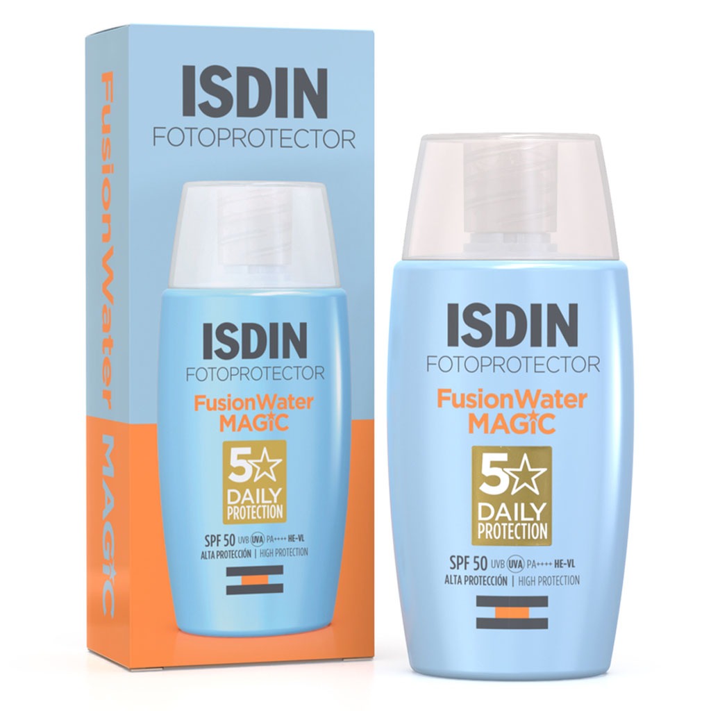 Isdin Fotoprotector Fusion Water Magic SPF 50 Facial Sunscreen 50ml - Easy Pharmacy LLC