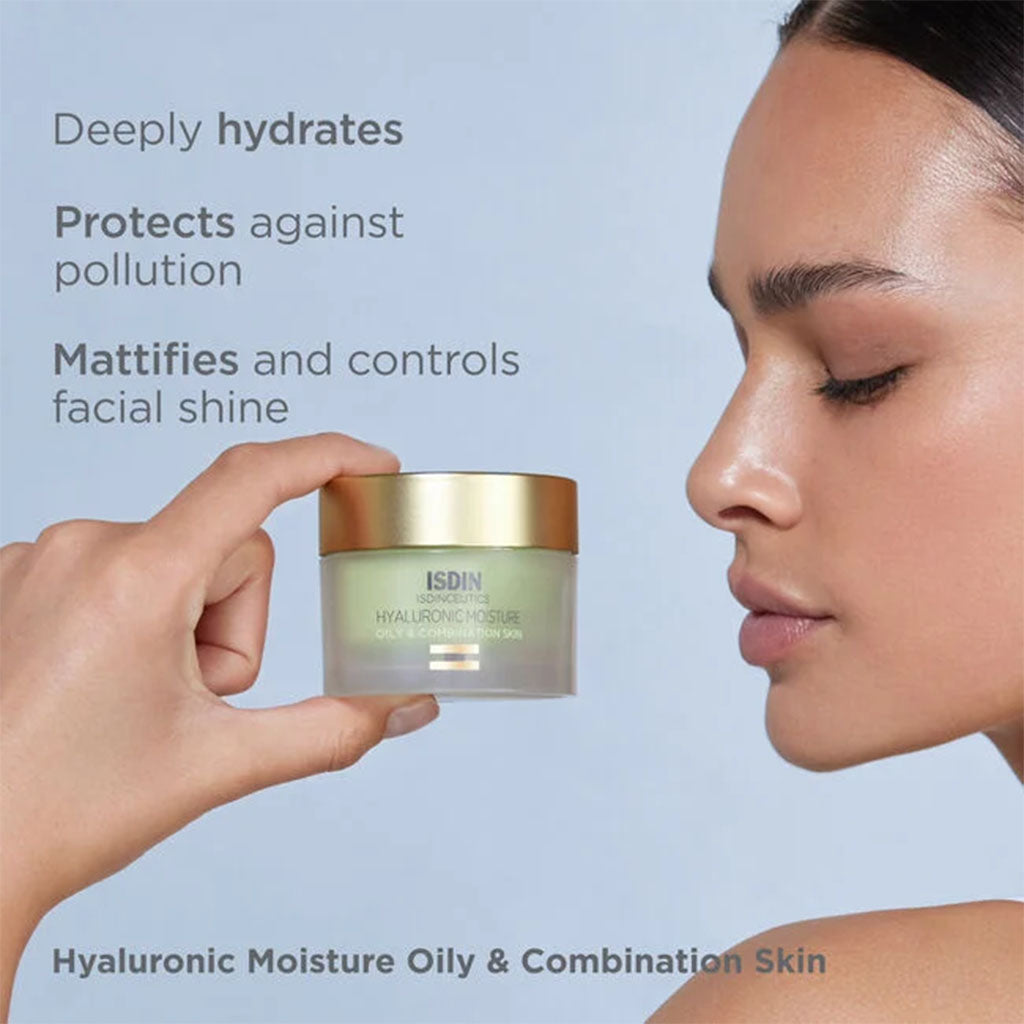 Isdin Isdinceutics Hyaluronic Moisture Cream For Oily Skin & Combination Skin 50g - Easy Pharmacy LLC