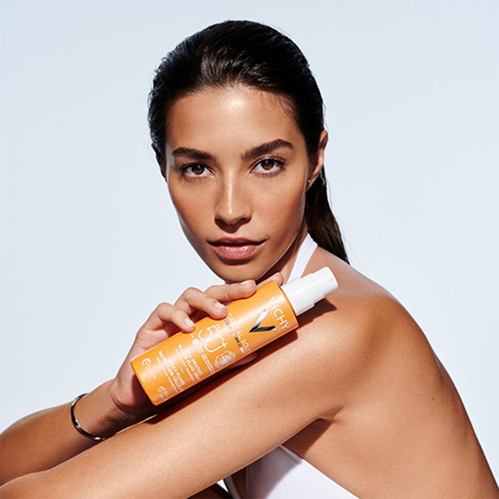Vichy Capital Soleil Cell Protect SPF 50+ Sunscreen Invisible Water Fluid Spray 200ml - Easy Pharmacy LLC