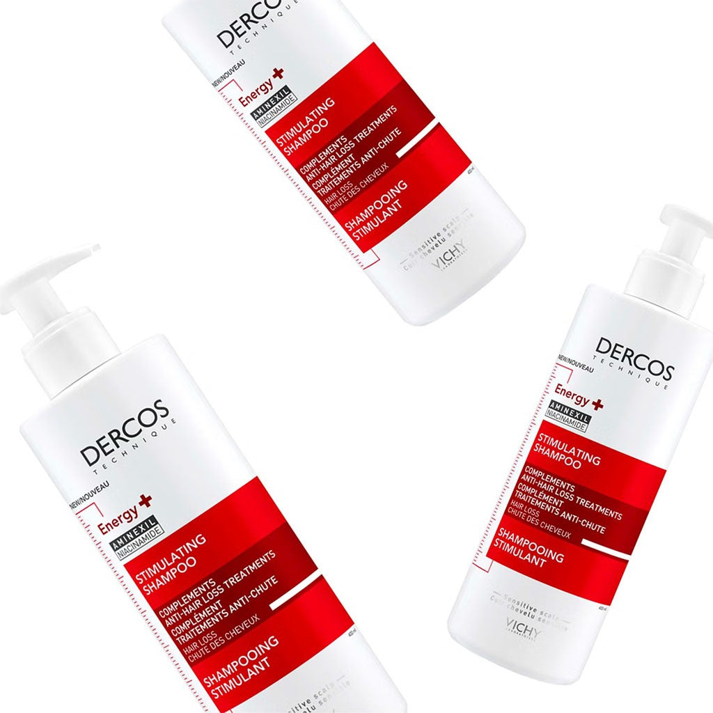 Vichy Dercos Energising & Stimulating Anti Hair Fall Shampoo With Aminexil 400ml - Easy Pharmacy LLC