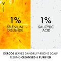 Vichy Dercos Anti-Dandruff Shampoo With Selenium DS And Salicylic Acid For Itchy Scalp And Normal To Oily Hair 390ml