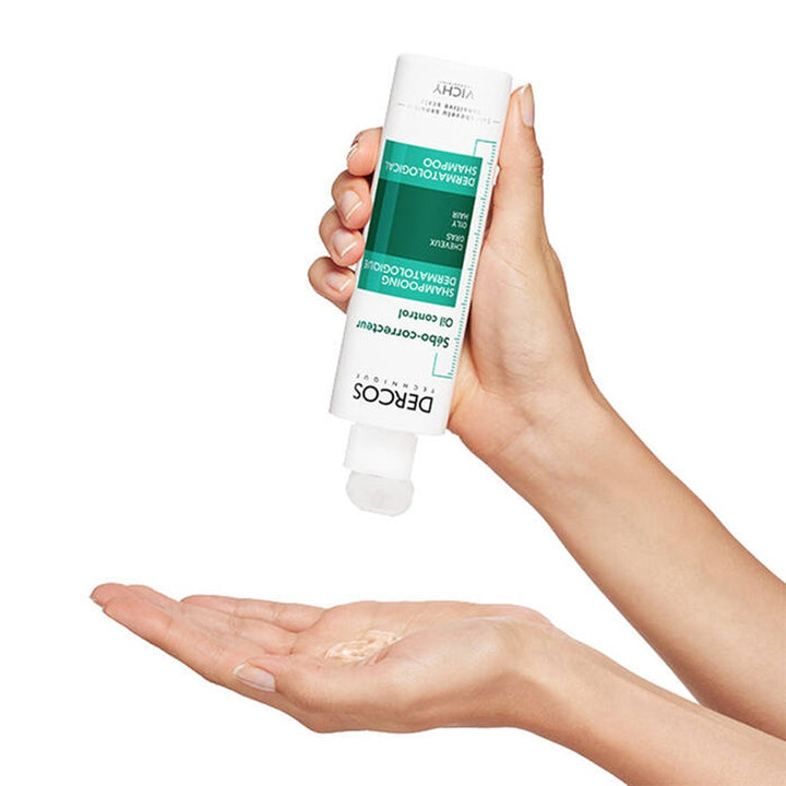 Vichy Dercos Oil Control Paraben-Free Shampoo For Oil Scalp and Hair 200ml - Easy Pharmacy LLC