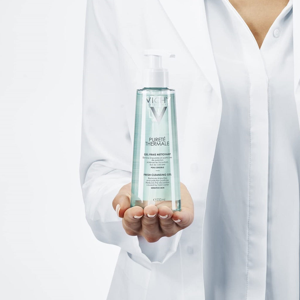 Vichy Purete Thermal Fresh Paraben Free Facial Cleansing Gel For Sensitive Skin 200ml - Easy Pharmacy LLC
