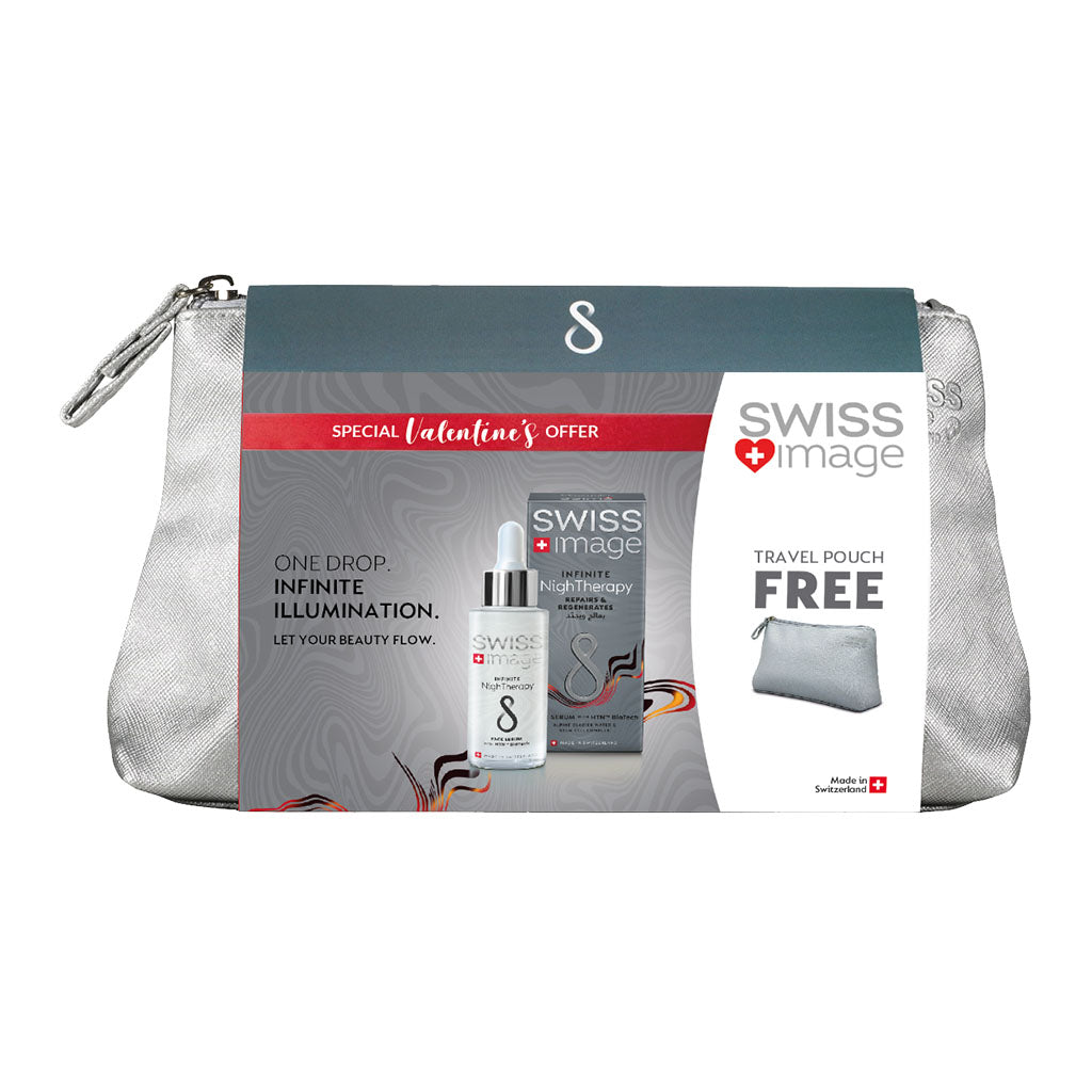 Swiss Image Infinite NighTherapy Repairing & Regenerating Night Face Serum 30ml With Free Travel Pouch - Easy Pharmacy LLC