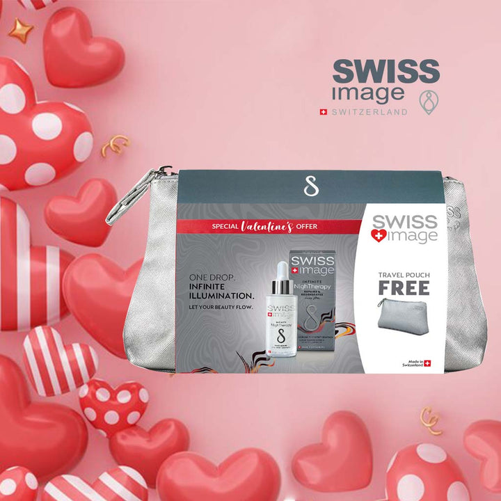 Swiss Image Infinite NighTherapy Repairing & Regenerating Night Face Serum 30ml With Free Travel Pouch - Easy Pharmacy LLC