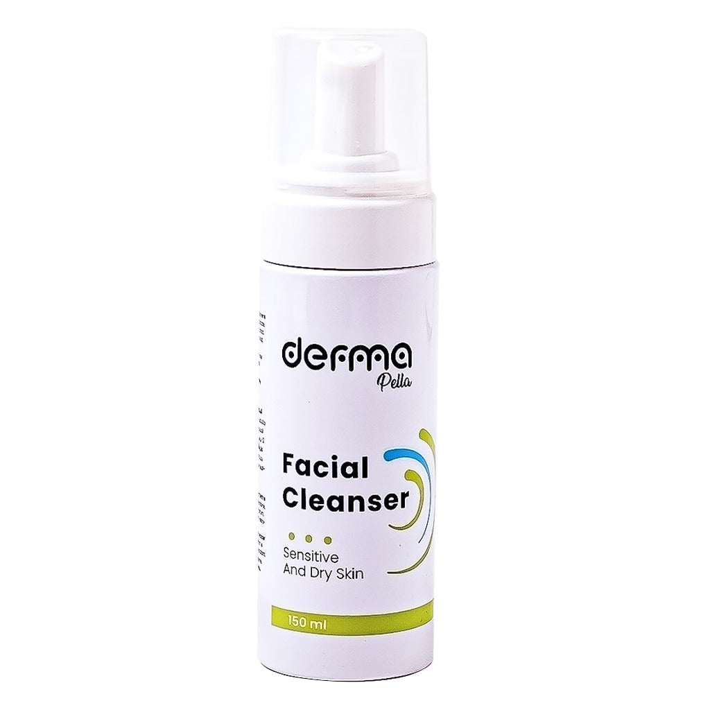 Derma Pella Facial Cleanser With Aloe Vera For Sensitive & Dry Skin 150ml - Easy Pharmacy LLC