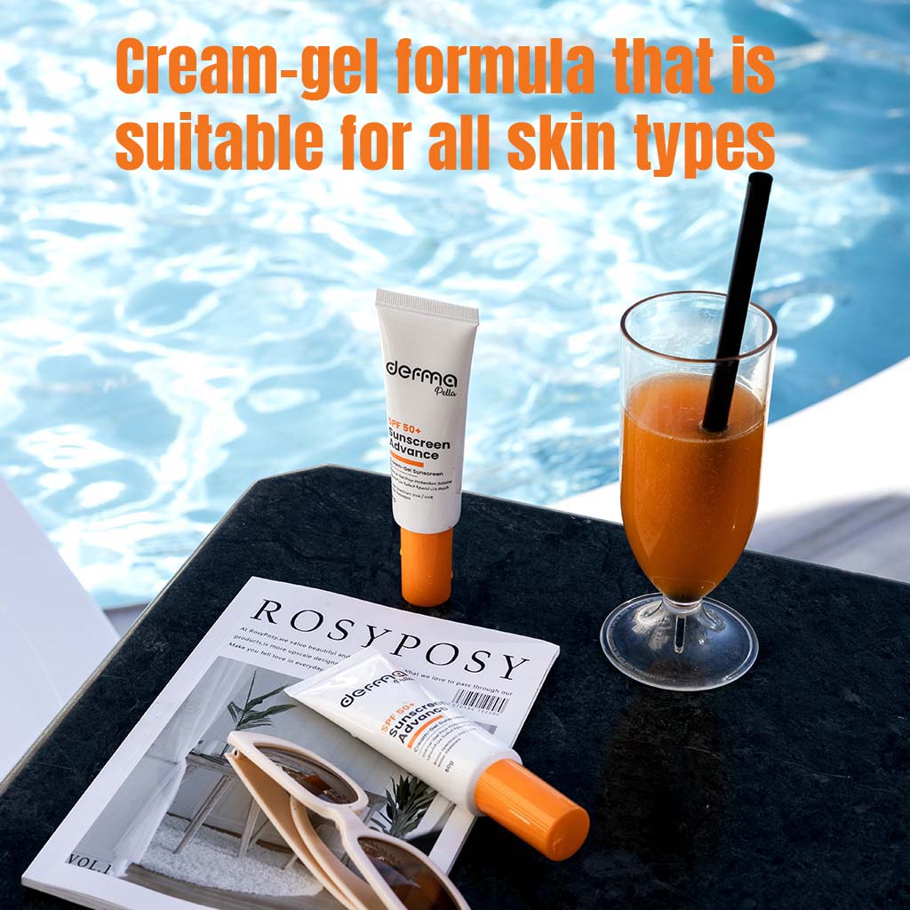 Derma Pella SPF 50+ Advance Sunscreen Cream Gel 50g - Easy Pharmacy LLC
