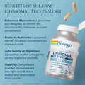 Solaray Liposomal Multivitamin Men Vegetarian Capsules 60 Pack