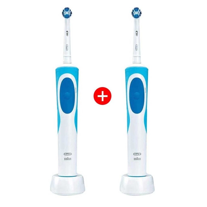 Braun Oral B Vitality Precision Clean Electric Toothbrush D12.513, Bundle Pack of 1+1 - Easy Pharmacy LLC