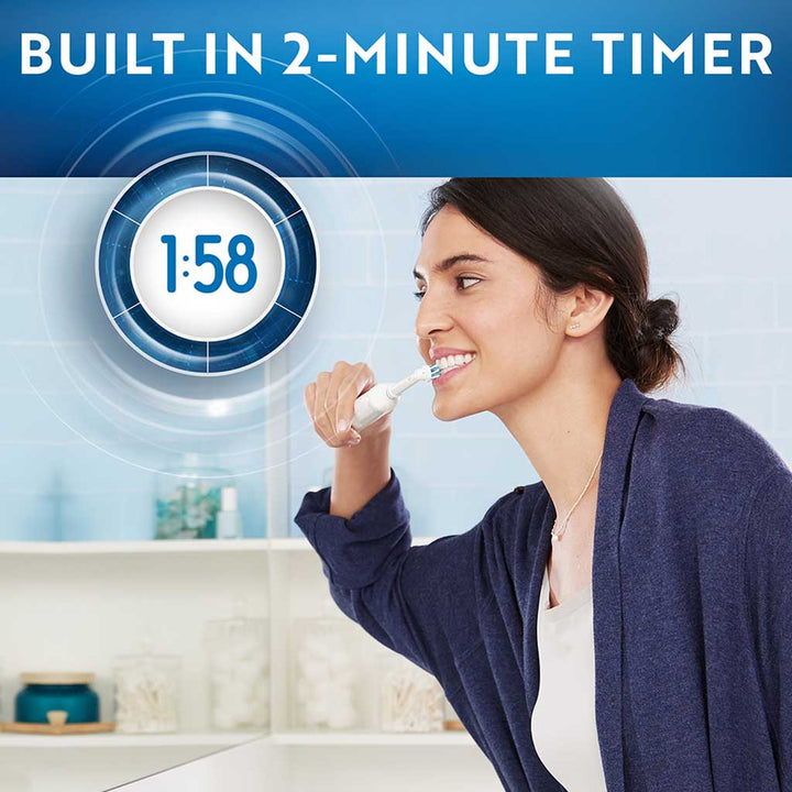 Braun Oral B Vitality Precision Clean Electric Toothbrush D12.513, Bundle Pack of 1+1 - Easy Pharmacy LLC