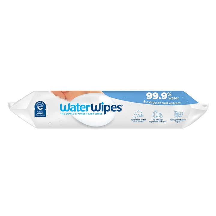 WaterWipes Original Plastic Free Baby Wipes, Pack of 60 Unscented Wet Wipes - Easy Pharmacy LLC